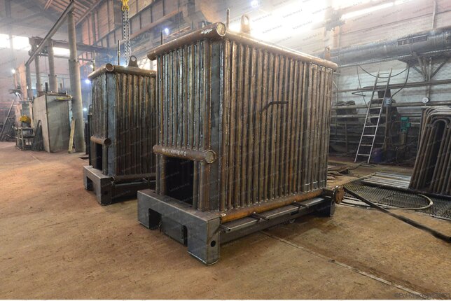 Угольный котел 1.28 МВт - изготовление