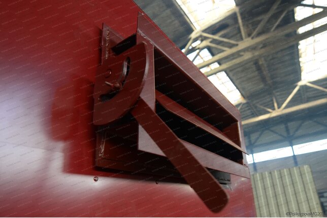 Шибер газохода к угольному котлу 930 кВт