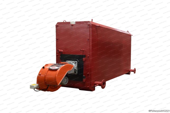 Газовый водогрейный котел 0.8 МВт