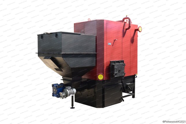 Котел с ретортной горелкой