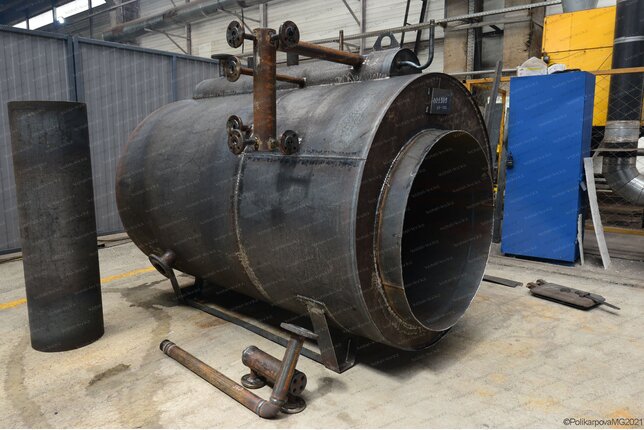 Дизельный парогенератор 1200 кг 115 С изготовление